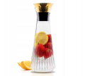 Karafka szklana złota elegancka do napojów 900ml 18011