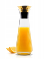 Karafka szklana złota elegancka do napojów 900ml 18014