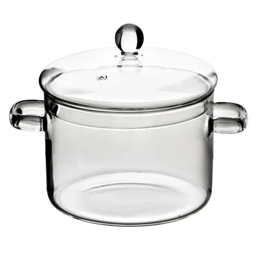 Garnek na gaz do gotowania szkło borokrzemowe 1,9L