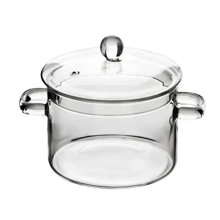 Garnek na gaz do gotowania szkło borokrzemowe 1,5L