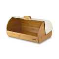 Chlebak drewniany na pieczywo elegancki praktyczny beżowy 18059