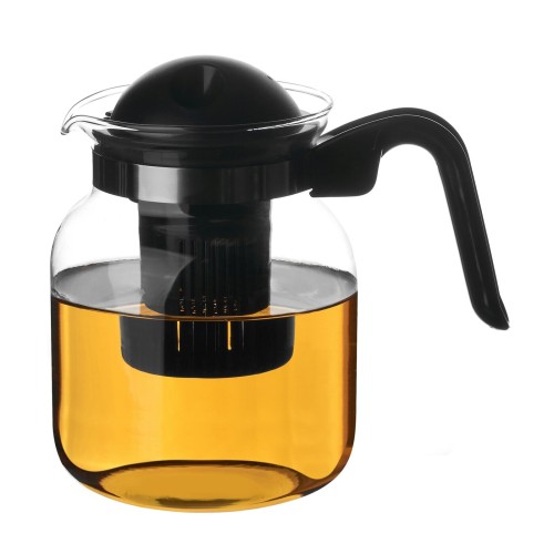 Dzbanek szklany do herbaty z zaparzaczem uchwytem i pokrywką 1,4L