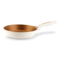 Patelnia na indukcję gaz uniwersalna kremowa 24cm 18161