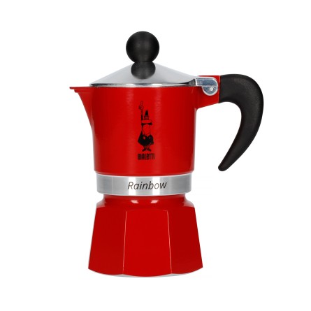 Kawiarka aluminiowa nowoczesna czerwona bialetti 1tz