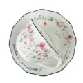 Filiżanka ze spodkiem do kawy i herbaty porcelanowa 230ml 18199