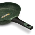 Patelnia granitowa na indukcję gaz marmurowa zielona 28cm 18230