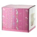 Kubek do kawy i herbaty porcelanowy elegancki różowy 510ml 18318