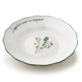 Talerz głęboki porcelanowy do zupy elegancki 22cm 18326