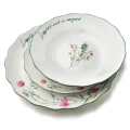 Talerz głęboki porcelanowy do zupy elegancki 22cm 18328