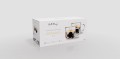 Komplet 2 filiżanek do espresso eleganckich ze złotym rantem 120ml 18384