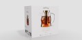 Zaparzacz dzbanek szklany do herbaty kawy elegancki złoty 1,3L 18404