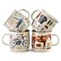 Kubek do kawy i herbaty porcelanowy motyw koń 450ml 18436