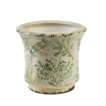 Osłonka ceramiczna na kwiaty elegancka 16cm 18453