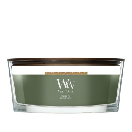 WoodWick Frasier Fir Świeca Elipsa zapachowa
