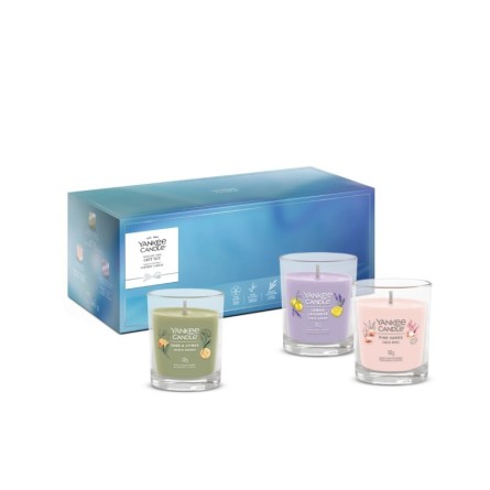 Zestaw Prezentowy elegancki 3 Świece Tumbler Yankee Candle