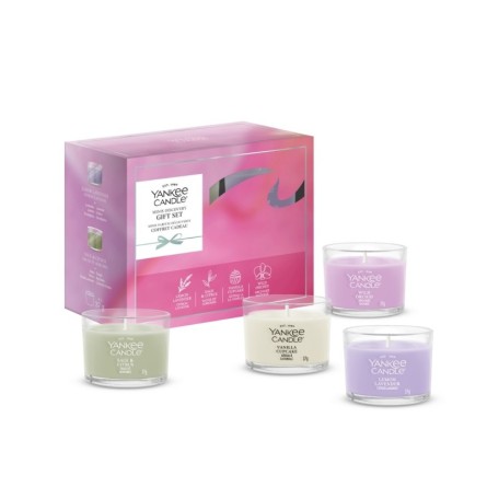 Zestaw Prezentowy elegancki 4 Świece Mini Yankee Candle