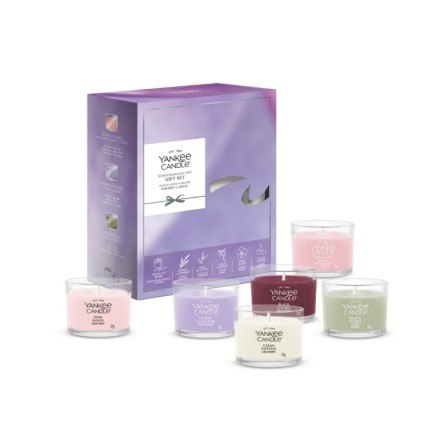 Zestaw Prezentowy elegancki 6 Świec Mini Yankee Candle