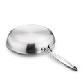 Patelnia na indukcję nierdzewna ze stali nierdzewnej srebrna 28cm 18506