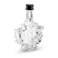 Szklana mała butelka z zakrętką liść klonu 50ml 18695