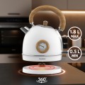 Czajnik elektryczny z termometrem ze stali nierdzewnej biały 1,8L 18734