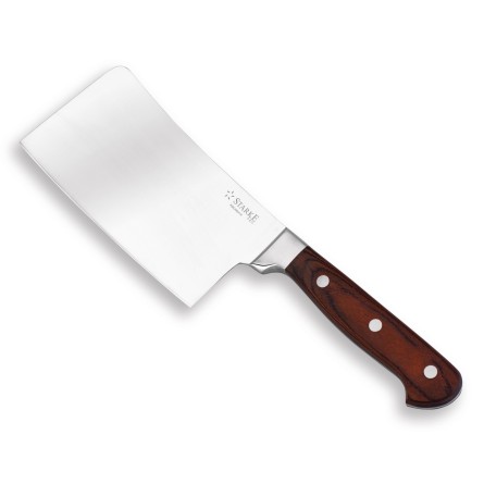Tasak kuchenny stalowy szefa kuchni z drewnianą rączką 16,5cm