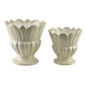 Wazon dekoracyjny ceramiczny elegancki na kwiaty 20cm 18804