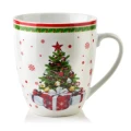 Kubek porcelanowy do kawy herbaty świąteczny elegancki 350ml 18824