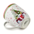 Kubek porcelanowy do kawy herbaty świąteczny elegancki 350ml 18826