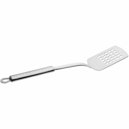 Łopatka ażurowa ze stali nierdzewnej funkcjonalna srebrna 36cm