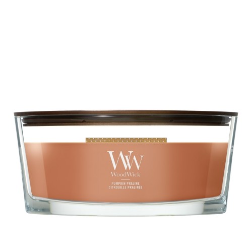 WoodWick Pumpkin Praline Świeca Elipsa zapachowa