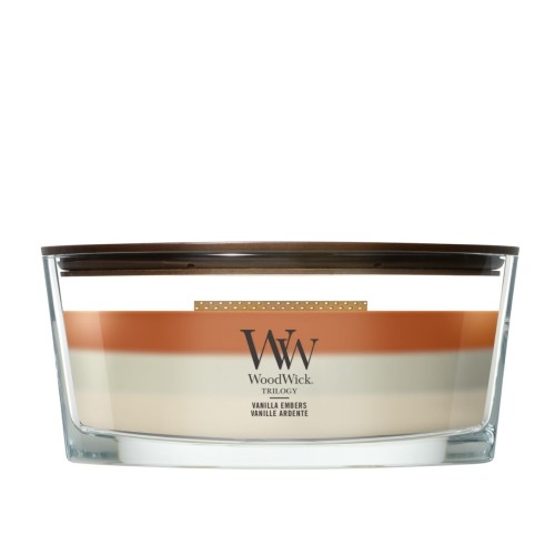 WoodWick Vanilla Embers Świeca Elipsa zapachowa