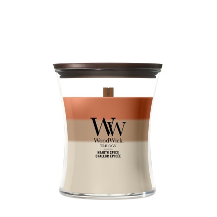 WoodWick Hearth Spice Świeca Średnia zapachowa