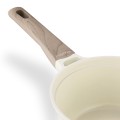 Rondel aluminiowy z powłoką ceramiczną na indukcję gaz kremowy 1,7L 18929