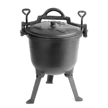 Kociołek myśliwski żeliwny 8 L Survival Outdoor 