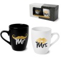 Kubki na prezent zestaw kubków Mr Mrs 300 ml 5026