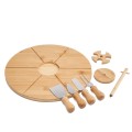 Deska drewniana do serów plus akcesoria 5067
