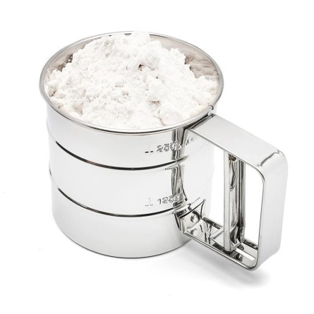 Przesiewacz do mąki i cukru pudru stalowy 