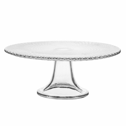 Patera szklana na ciasto i owoce 28 cm