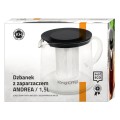 Dzbanek do herbaty z zaparzaczem 1,5L 6631