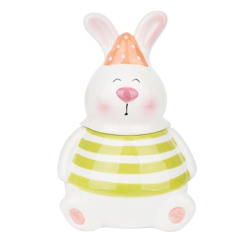 Pojemnik na ciastka ceramiczny Wielkanoc Bunny