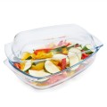 Naczynie żaroodporne prostokątne z pokrywką Termisil 4,1L 8159