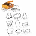 Stalowe foremki do ciastek wykrawacze 18 sztuk 8585