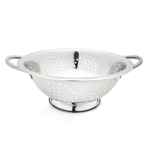 Cedzak kuchenny stalowy głęboki 24 cm