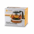 Dzbanek do herbaty z zaparzaczem szklany 1,6 L 8870
