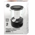 Dzbanek szklany do herbaty z podgrzewaczem 1L 8992