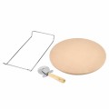 Kamień do pizzy ze stojakiem i radełkiem 33 cm 9835