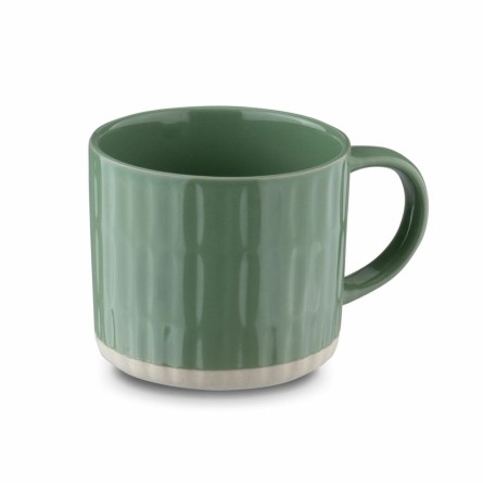 Kubek do herbaty porcelanowy zielony 400 ml